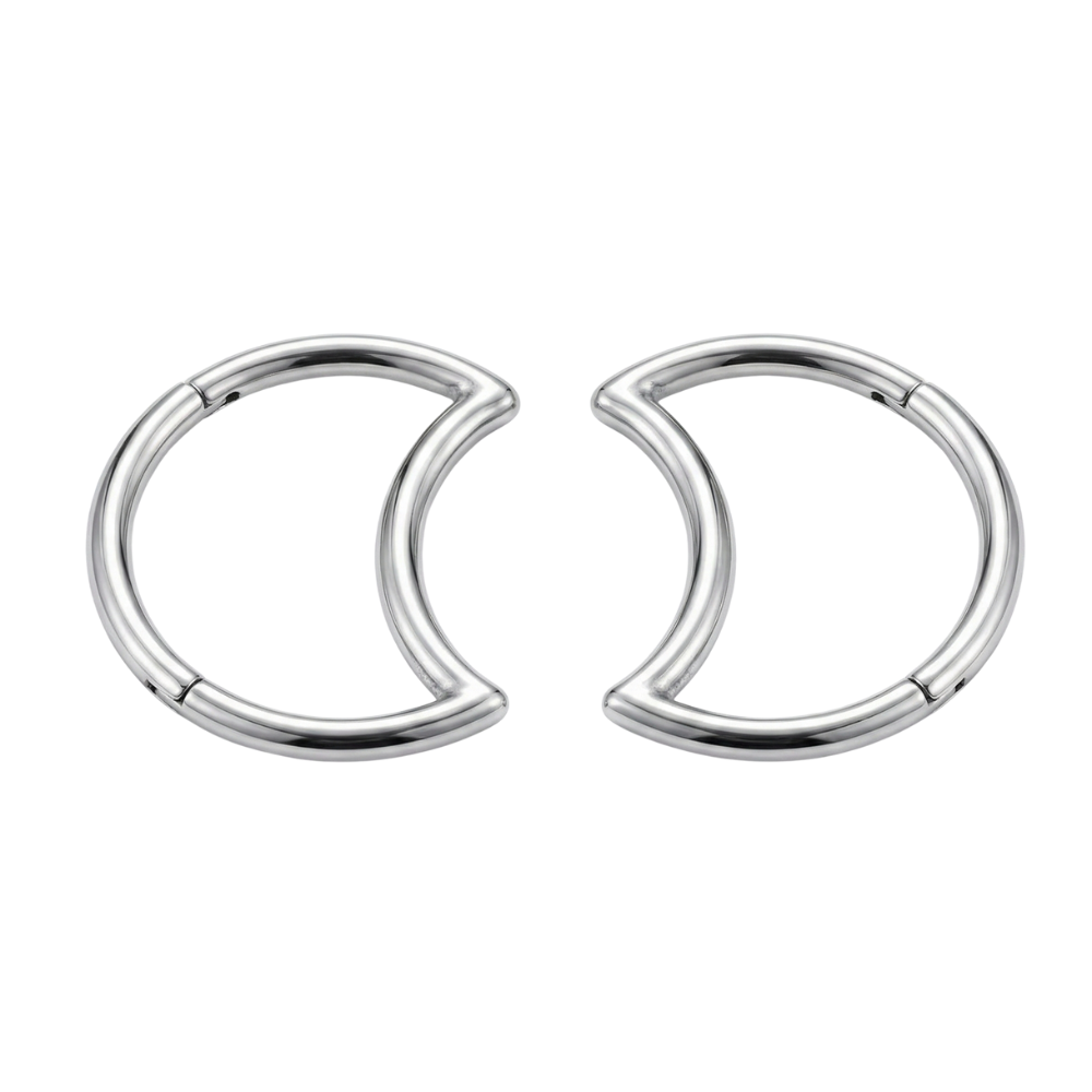 Titanium gesegmenteerde clicker - maan - doordringende planeet