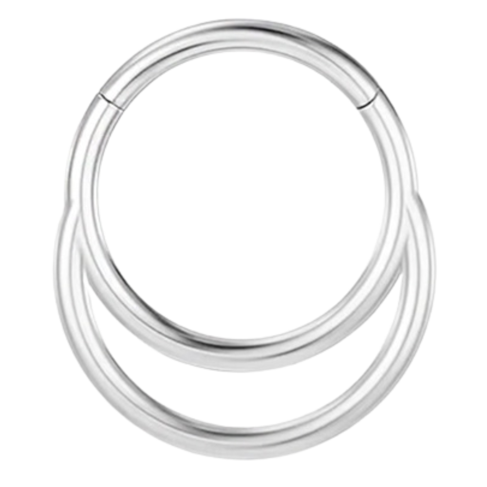 Segmentierter Clicker aus Titan – Doppelring – Piercing Planet