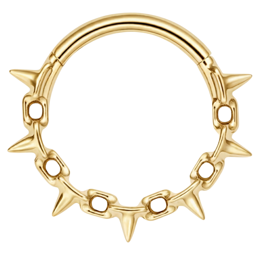 Titan-Segment-Clicker mit Dornen – Kreis