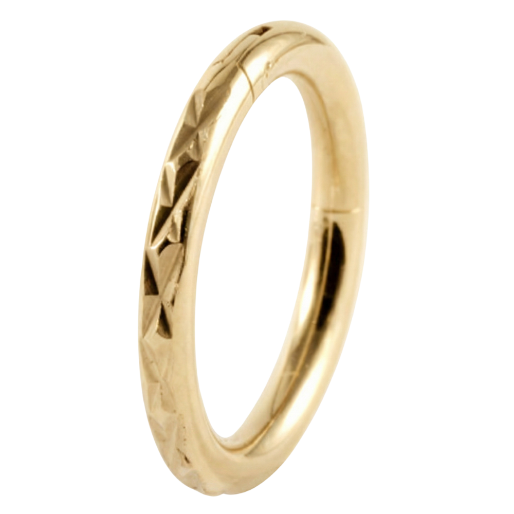 Diamant segmenté Clicker en titane - Structure circulaire