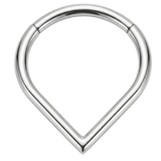 Segmentierter Clicker aus Titan – Tropfenform