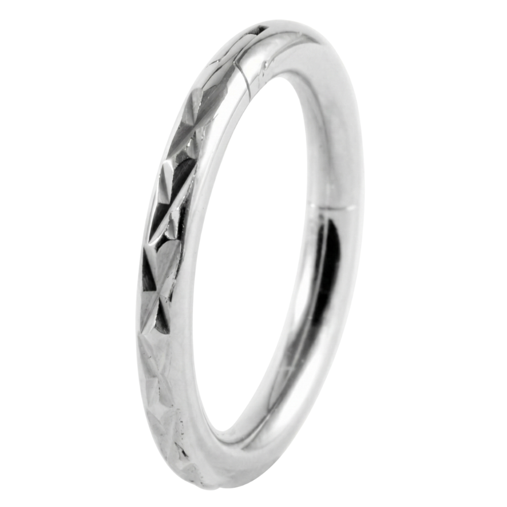 Diamant segmenté Clicker en titane - Structure circulaire