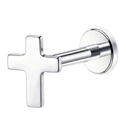 Labret Titane - Croix