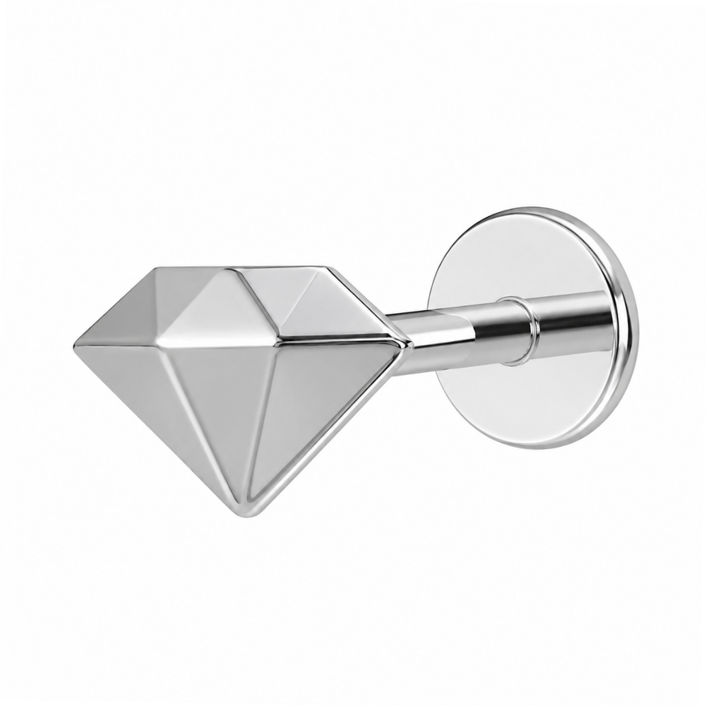 Dekoratives Titan-Labret – geometrischer Diamant
