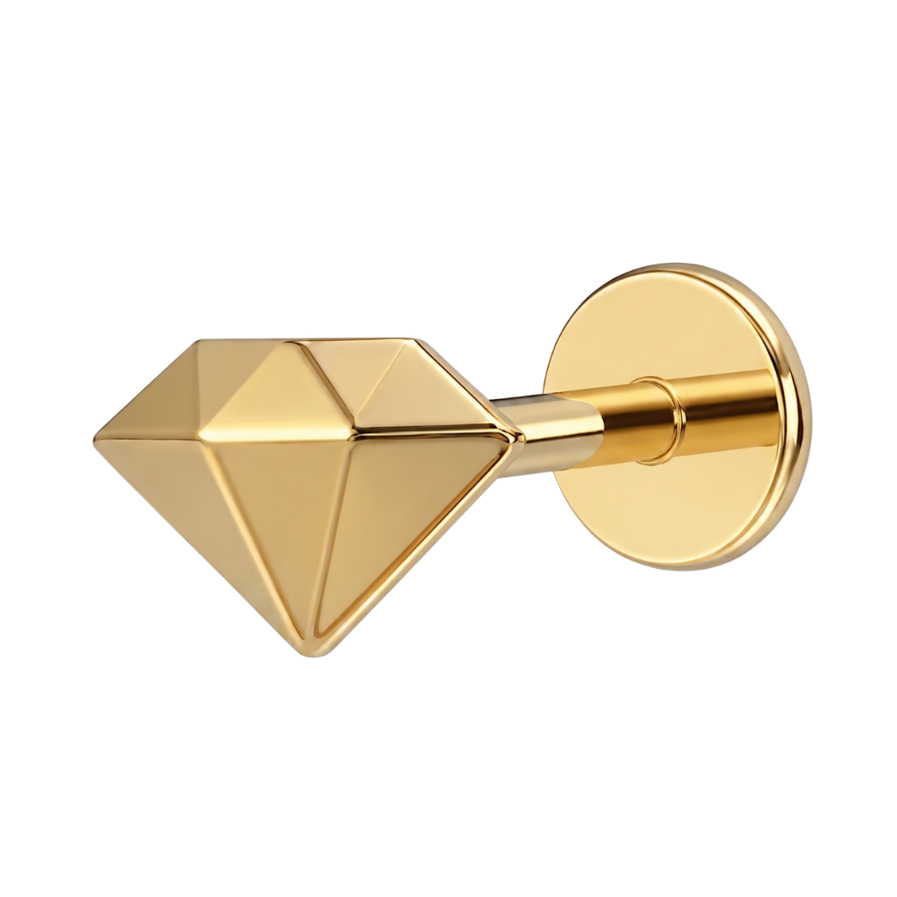 Dekoratives Titan-Labret – geometrischer Diamant