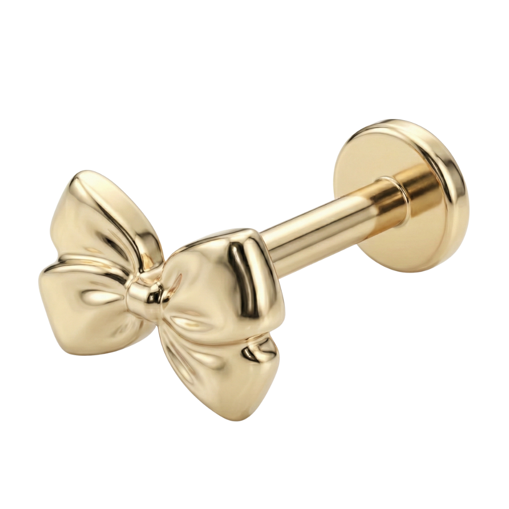 Labret Décoratif Titane - Noeud