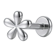 Dekoratives Labret aus Titan - Ballonblume