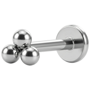 Titanium Decoratieve Labret - Ballen