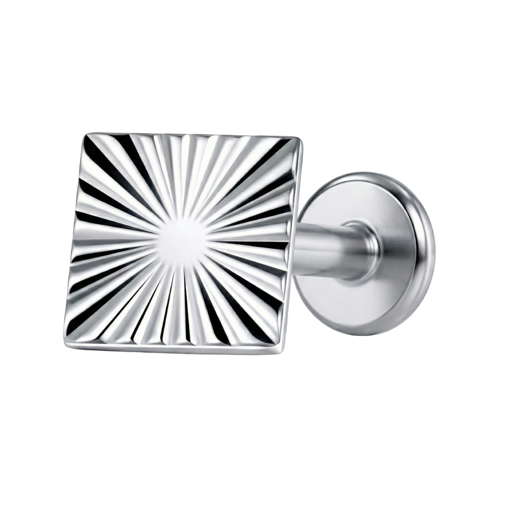 Dekoratives Titan-Labret – strukturiertes Quadrat