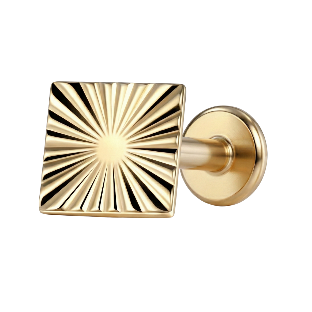 Dekoratives Titan-Labret – strukturiertes Quadrat