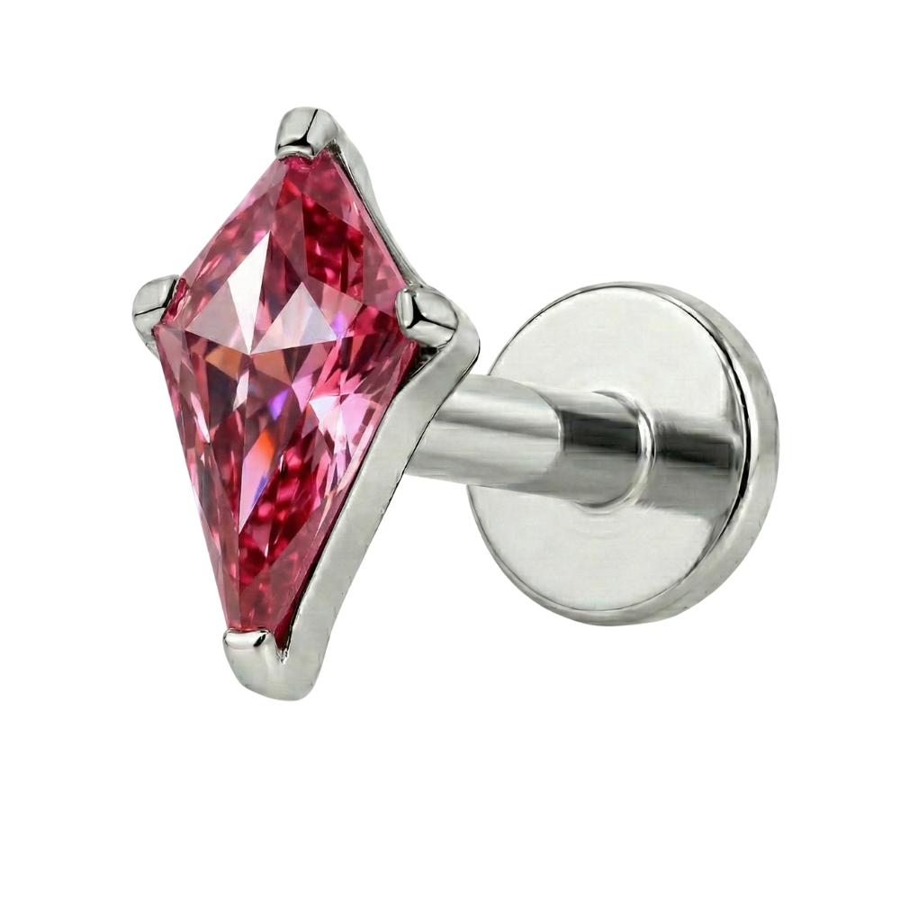 Labret Décoratif En Titane - Cerf-Volant Avec Zircon Cubique