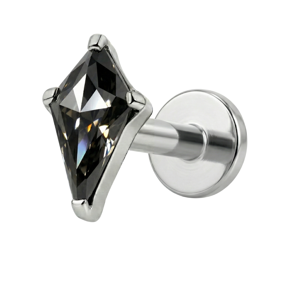 Labret Décoratif En Titane - Cerf-Volant Avec Zircon Cubique