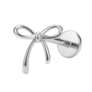 Titanium Decoratieve Labret - Strik