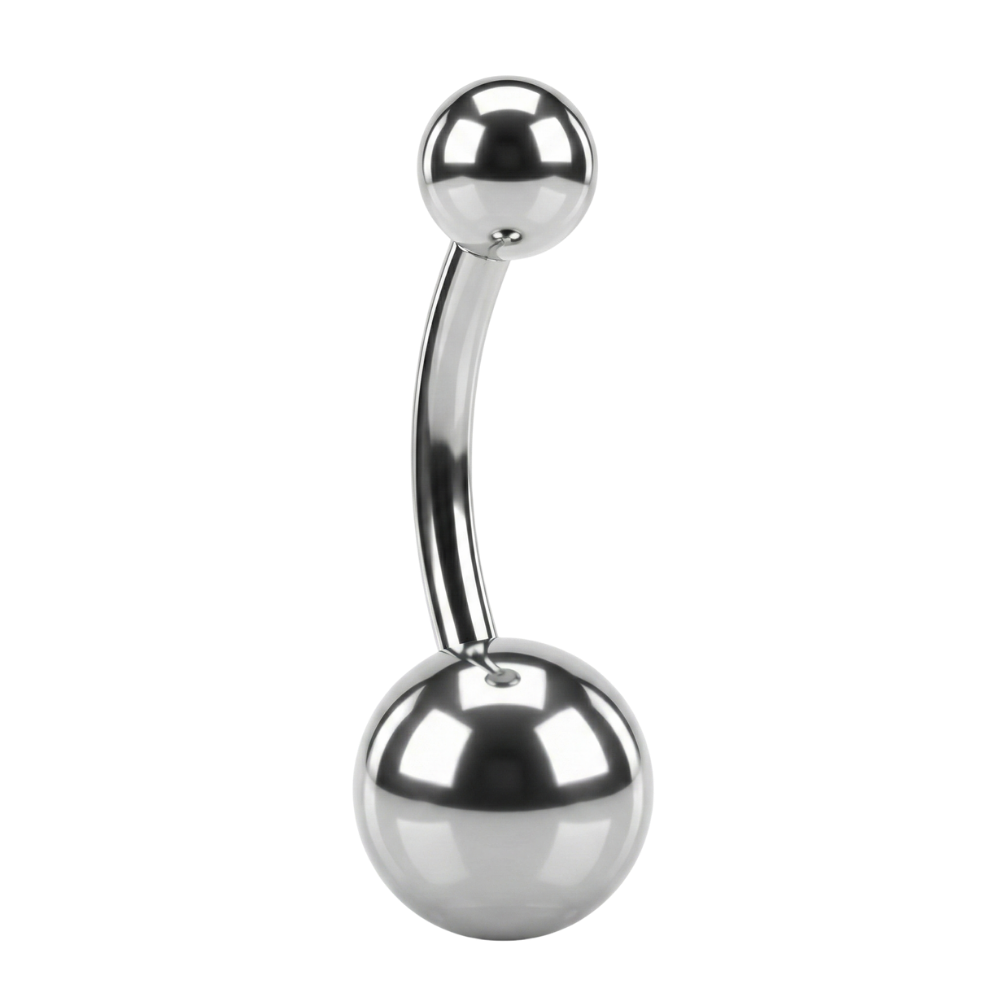 Bauchnabelpiercing aus Titan - Kugeln