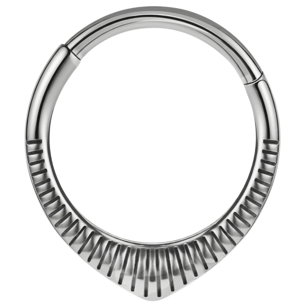 Stalowy Clicker Segmentowy Struktura - Łezka