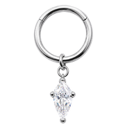 Segment Clicker avec pendentif losange