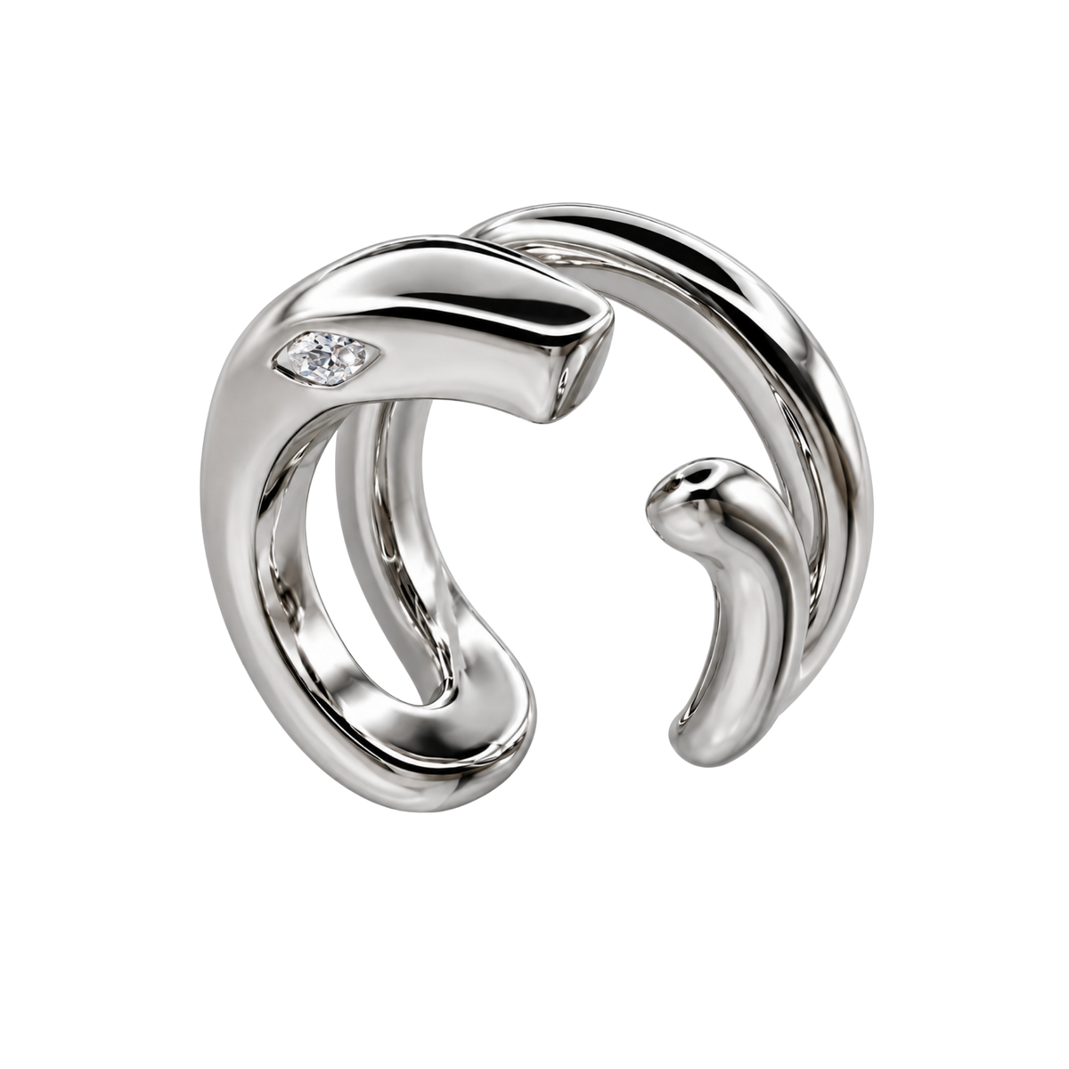 Nausznica Wąż - Ear Cuff
