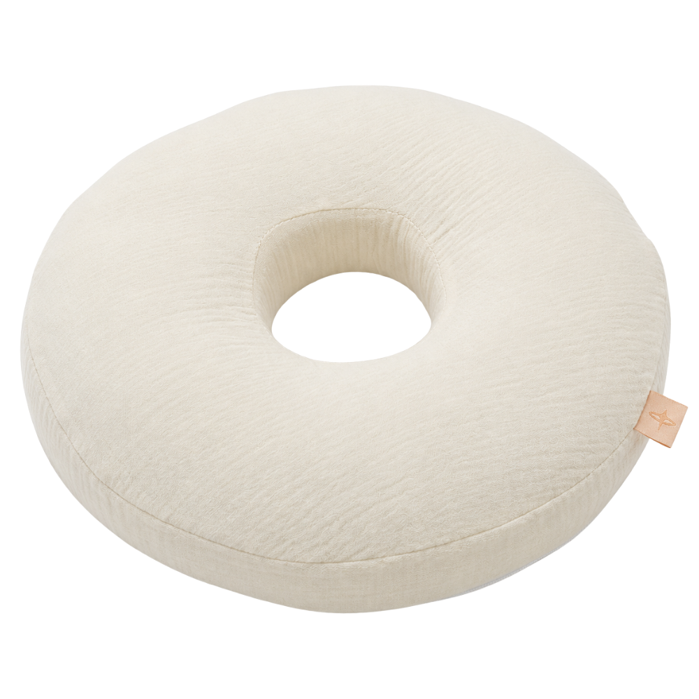 Donut-Kissen zum Piercing – Musselin, 30 cm, polnisches Produkt