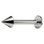 Stalen Labret met kegel - met interne schroefdraad