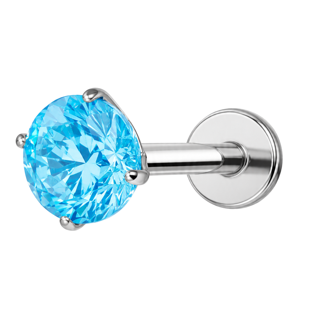 Dekoratives Titan-Labret – Blauer Diamant