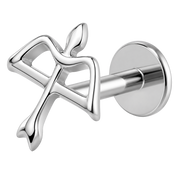 Tytanowy Labret Ozdobny Luk