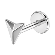 Tytanowy Labret Ozdobny Trojkacik