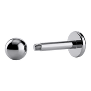 Titanium Ball Labret Met Externe Draad