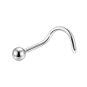 Geschroefde titanium kogelneusring