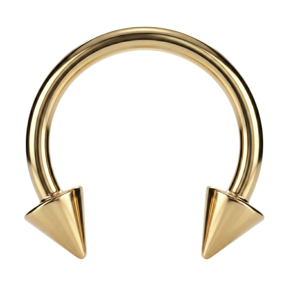 Titan-Hufeisen mit Konus – Außengewinde