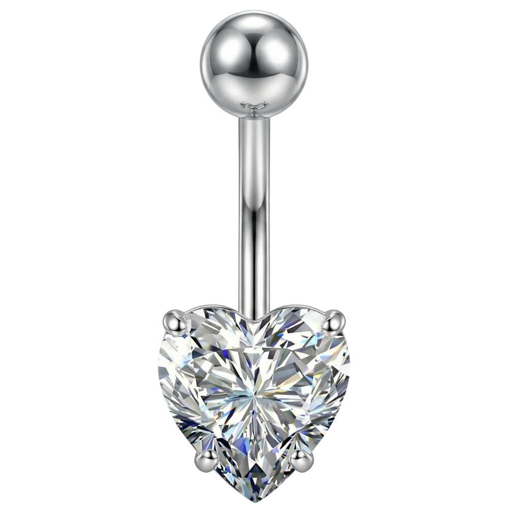 Titanium Navelring - Hart