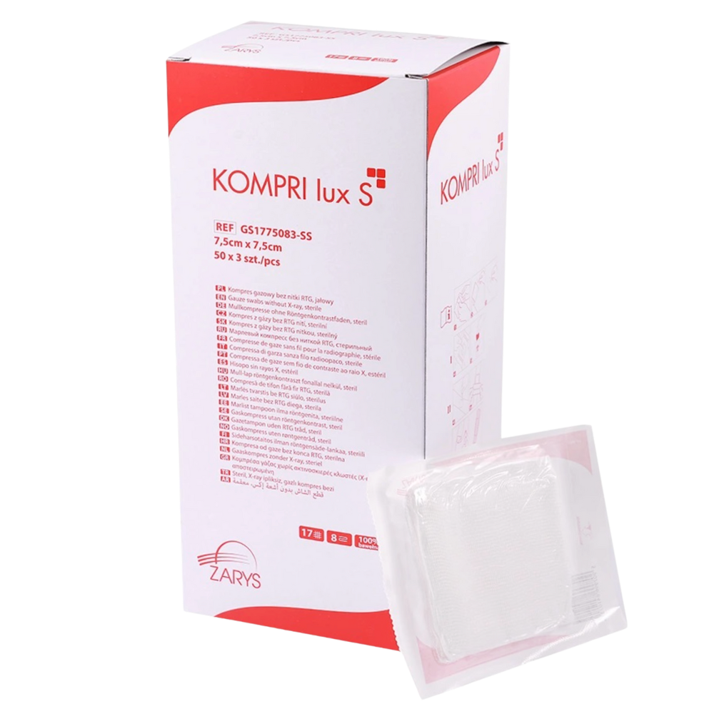 Sterile Mullkompresse – 5 Stück/1 Packung