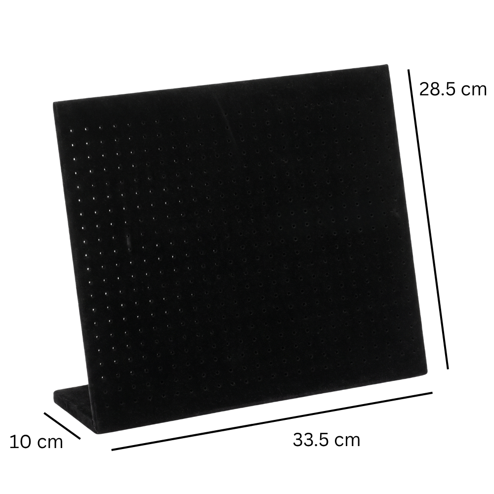 Welurowy Ekspozytor na Kolczyki do Piercingu - 120 Otworów